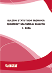 Buletini Statistikor, Tremujor 1 - 2016