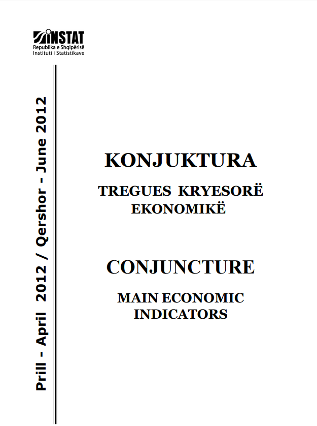 Conjucture, Main Economic Indicators, April - June 2012