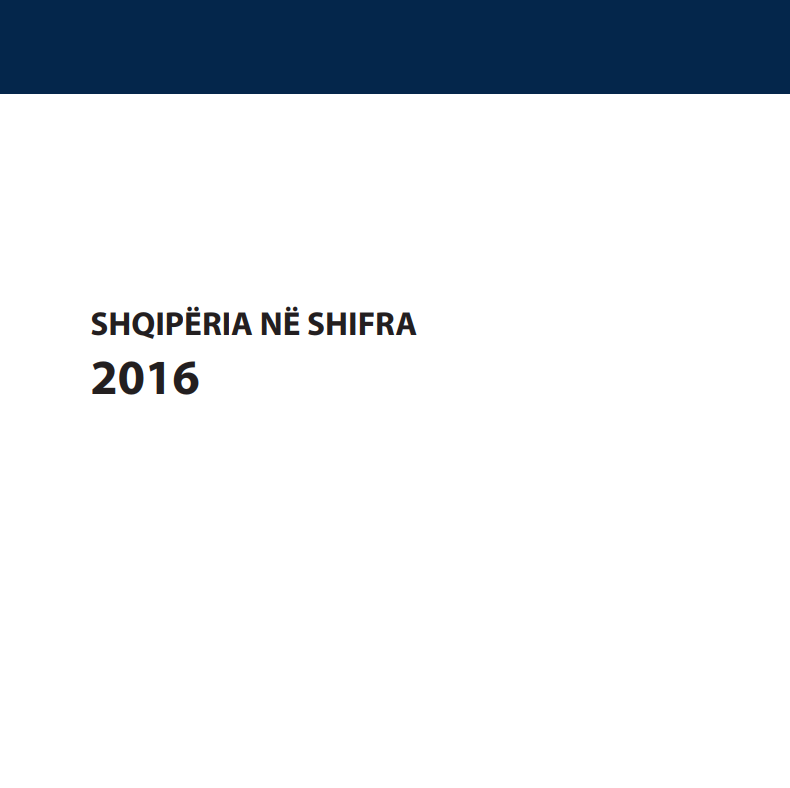 Shqipëria në Shifra, 2016