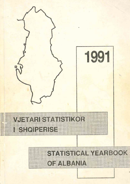 Vjetari Statistikor i Shqipërisë, 1991