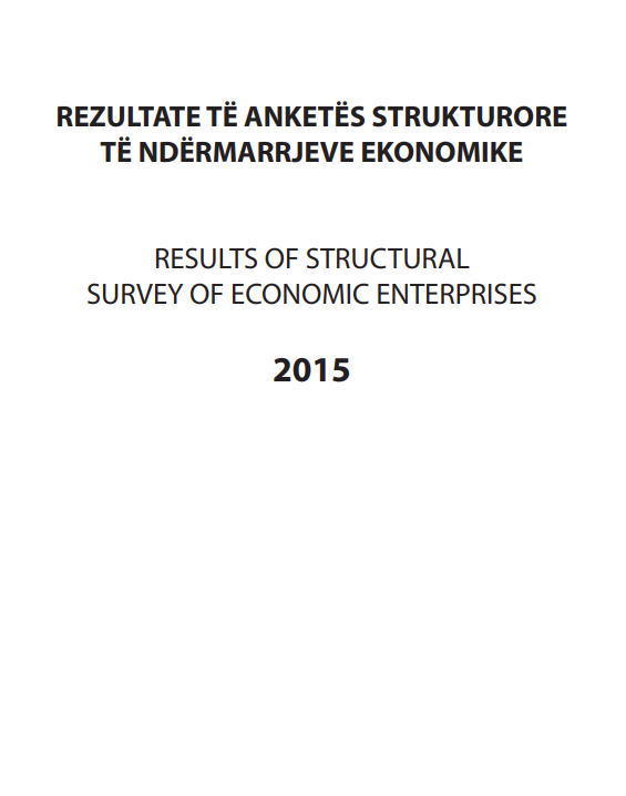 Anketa Strukturore e Ndërmarrjeve Ekonomike, 2015