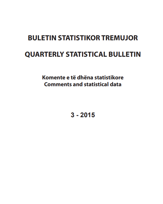 Quaterly Statistical Bulletin, 3 - 2015