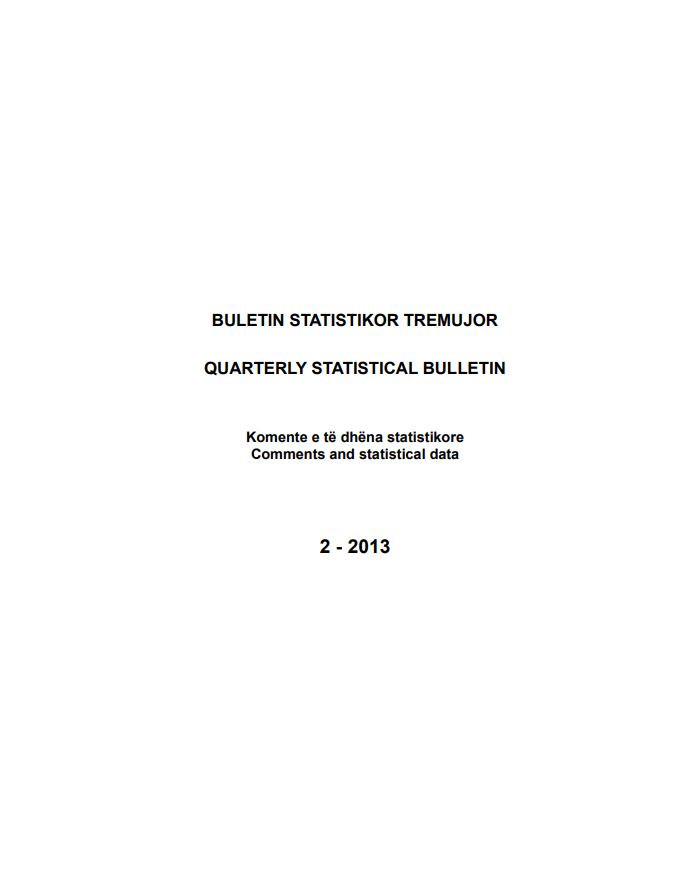 Quaterly Statistical Bulletin, II- 2013
