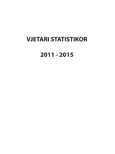 Vjetari Statistikor 2011-2015