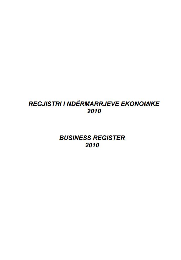 Business Register, 2010