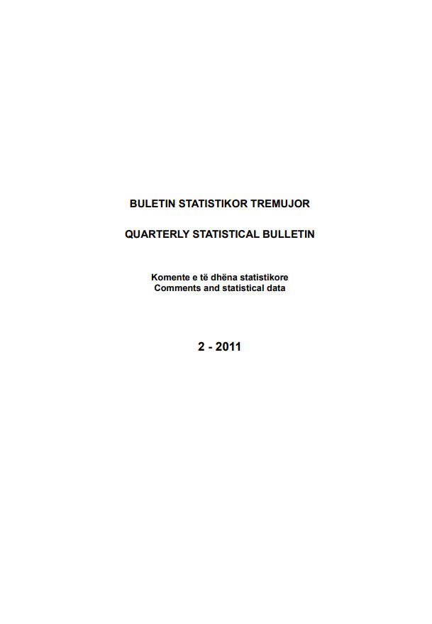 Quarterly Statistical Bulletin, 2-2011