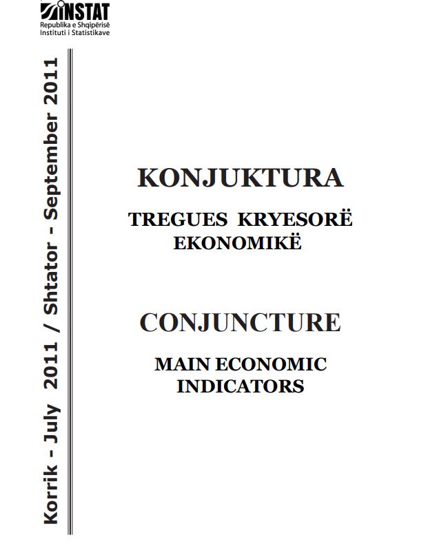 Konjuktura, Tregues Kryesorë Ekonomikë, Korrik-Shtator 2011