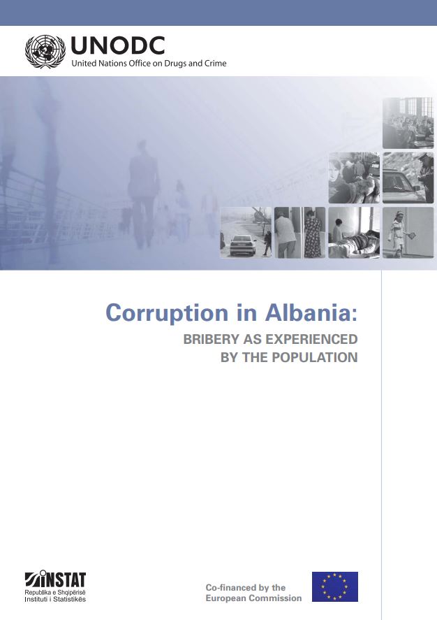 Corruption in Albania: Bribery as experienced by the population