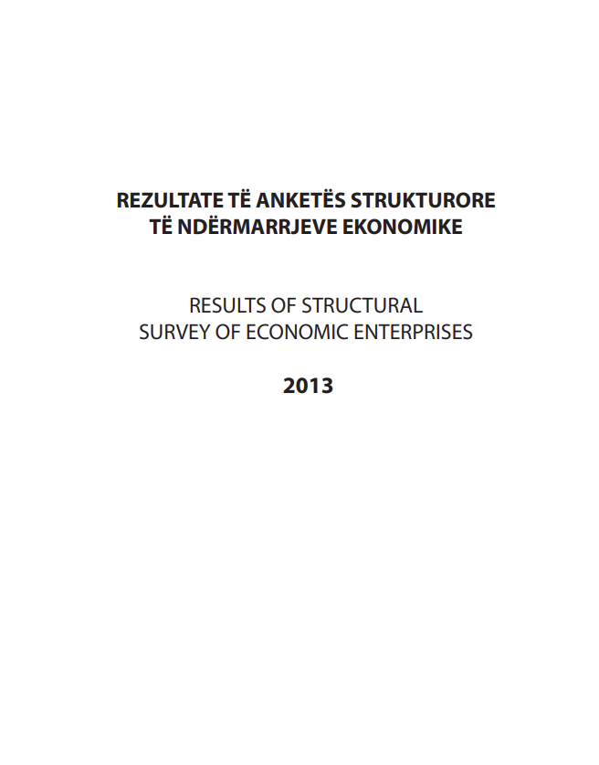 Results of Structural Survey of Economic Enterprises, 2013