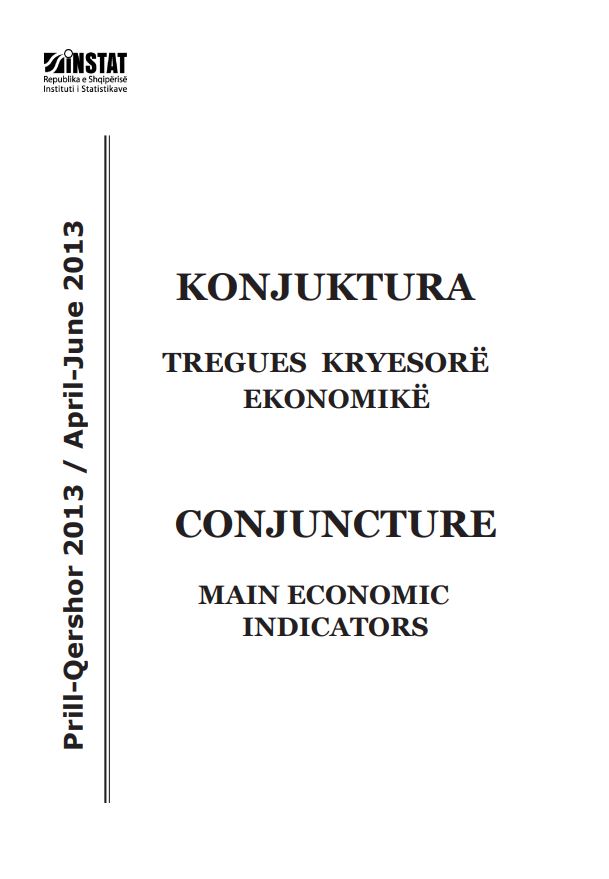 Konjuktura, Prill - Qershor 2013
