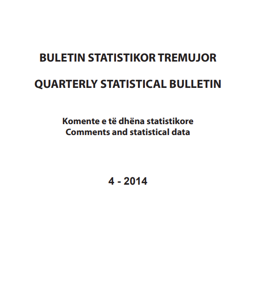 Quarterly Statistical Bulletin, 4-2014